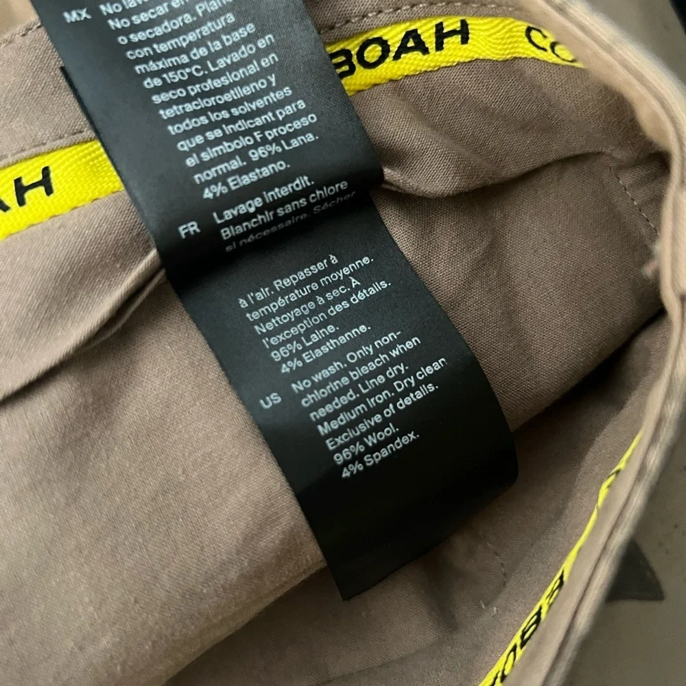 Cos x Yeboah Tailored Wool Blend Butterfly Printed Men Trousers - Picture 7 of 7